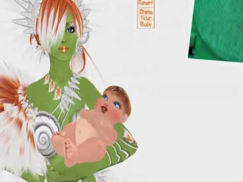 SL Carrot House Babies -Orange DRESS HUD Tutorial