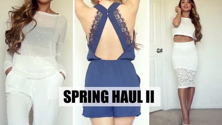 Spring Haul Lookbook: Forever 21, H&M, Dynamite | HAUSOFCOLOR