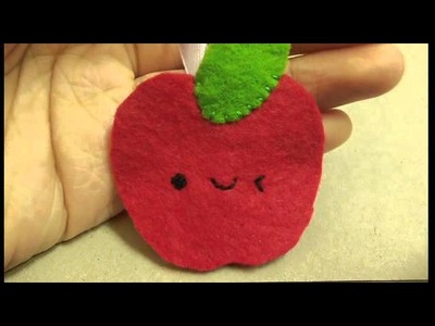 Super simple apple plushie tutorial