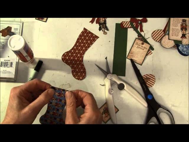 Tim Holtz Holiday Stocking stuffer card tutorial