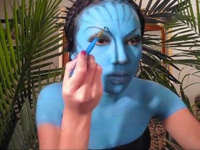Toddler Halloween Costume Idea: Avatar Make-up Tutorial