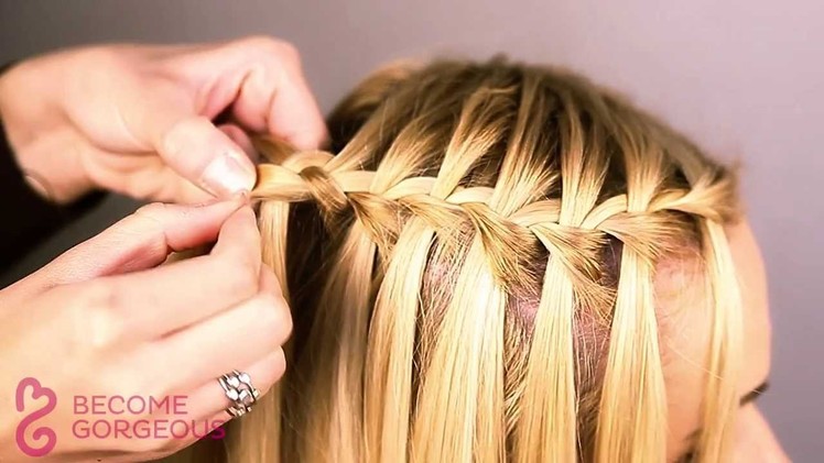 Waterfall Braid Tutorial - Become Gorgeous