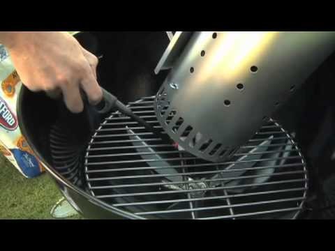 Weber Grills-Setting Up a Two-Zone Charcoal Fire