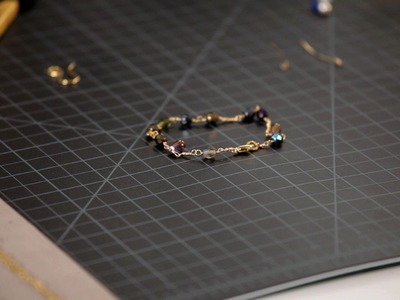 Wire-Wrapped Bracelet with Lobster Clasp | Making Jewelry