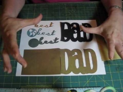 Worlds Best Dad  ~ Handmade Cards by Jeannie Phillips ~ How to Video Tutorial