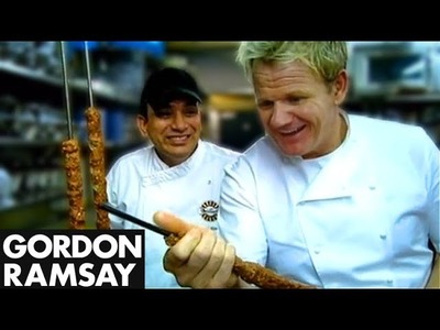 'You need practice man' - Gordon Ramsay Learns to Make Kebabs