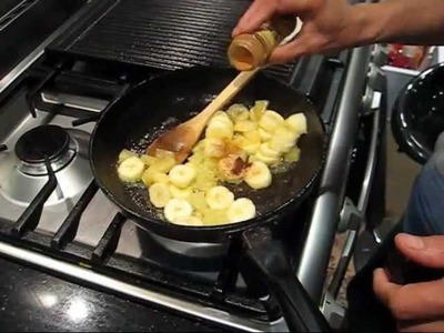 Banana Rum Pineapple Dessert - Liz Kreate - RECIPE