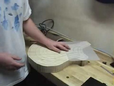 Carving the Top on an Electric Guitar Part1