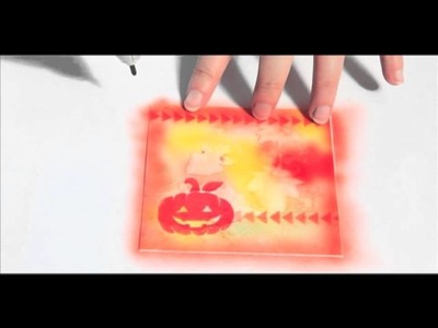Copic Airbrushed Halloween Card