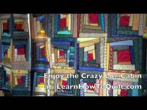 Crazy Log Cabin - Intro (1 of 22 videos) - LearnHowToQuilt.com