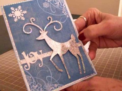 Cricut Winter Woodland Christmas Card