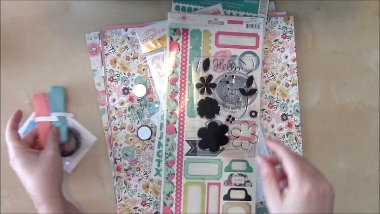 Crop and Create: Delivered Spring Kit Contents Video with Jen Gallacher