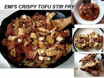 EMI'S CRISPY TOFU STIR FRY, vegetarian cooking