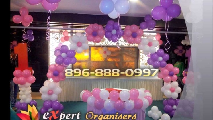 Expert Birthday Balloon Decoration in Chandigarh, Mohali, Panchkula, Birthday Planners Chandigarh