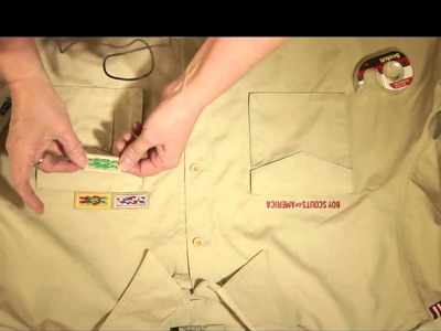 How To: Boy scout shirt