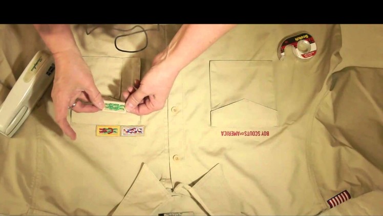How To: Boy scout shirt
