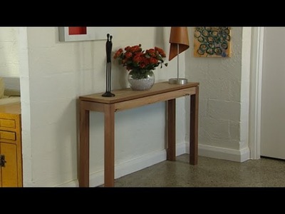 How to Build a Hall Table