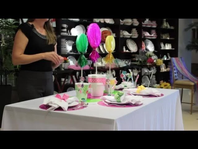 How to Decorate a Table With Lollipops : Table Designs