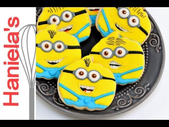 How To Decorate Despicable Me Minions Cookies