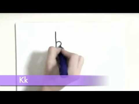 How to form handwriting tutorial - Letter formation