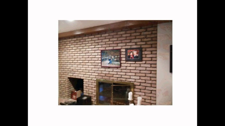 How To Hang Stuff Easily On A Brick Wall or Fireplace Without Drilling Holes