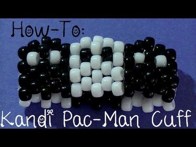 How To Make a PacMan Ghost Kandi Cuff