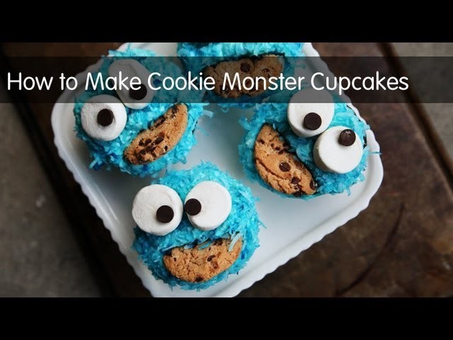How to Make Cookie Monster Cupcakes | Kitchen Explorers | PBS Parents