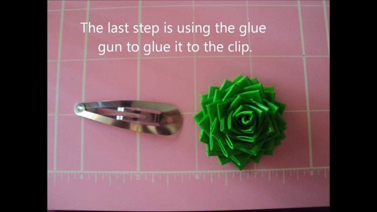 How to make Duct Tape Rose Hair Pins