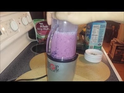 How-to-Make Fruit Smoothie (Using Magic Bullet)