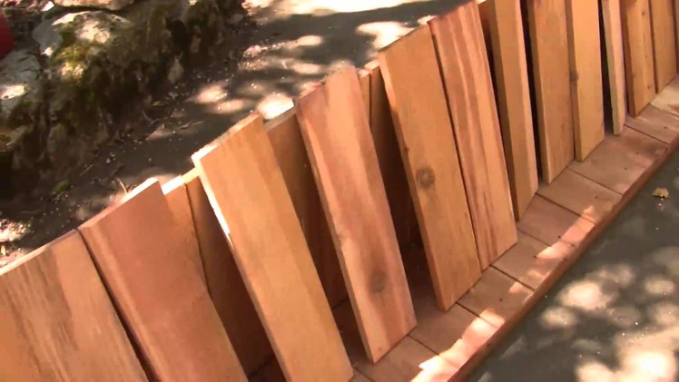 How to make planter boxes from cedar fence boards