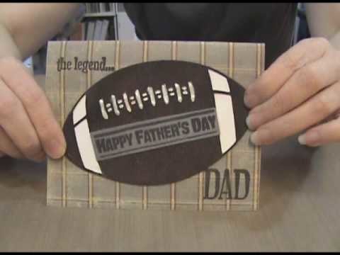 How to Make Textured Embellishments - Father's Day Card
