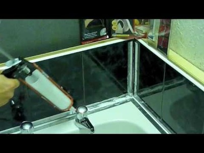 How to seal a bath perfectly with silicone and cornertape (3 way corner)