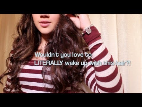 IT'S NOT CHEATING: Beautiful Curls with NO Heat or Rollers! (Wake up with perfect hair)