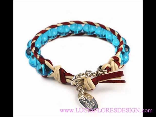 Leather Wrap Bracelets - Spring.Summer Jewelry Collection 2012 Lucia Flores Design