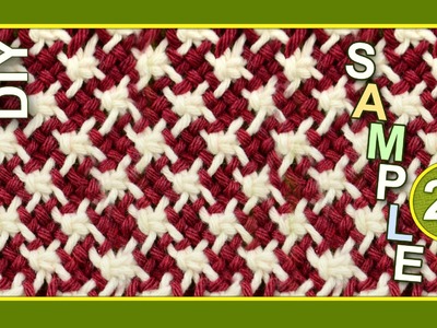 Macrame ABC - pattern sample #26 with Stars