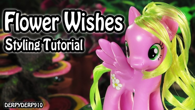 My Little Pony: Flower Wishes. Daisy Cutie Mark Magic Hair Styling Tutorial MLP