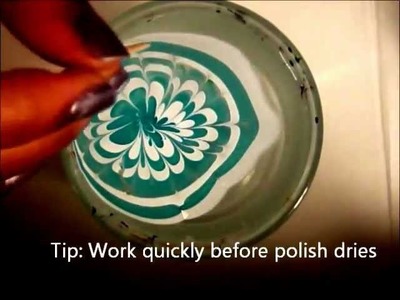 NAILART | Water Marble Shout Out - 25
