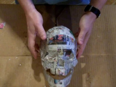 Paper Mache Skull