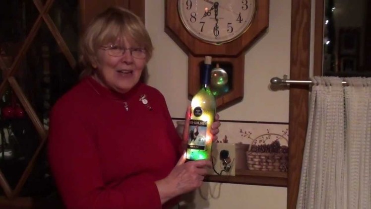 Testimonial for bottles with light by Sue