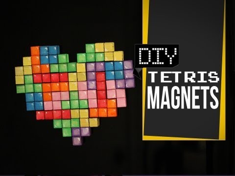 Tetris magnets - DIY GG