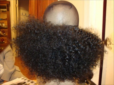 The making of mahogany's afro wig