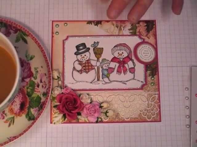 Webster's Pages Christmas Card Tutorial