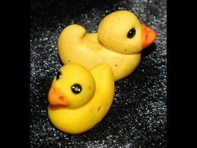 Bath Ducks How to Make in Polymer clay for miniature dollhouse GOI