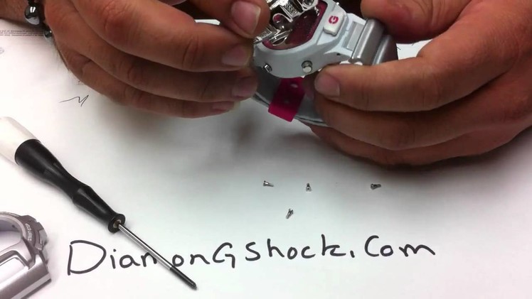 Casio G Shock installing Diamond Bezel DIY