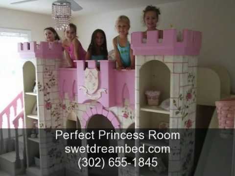 Girls Castle Bed Girls Princess Room