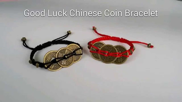 Good Luck Chinese Coins Bracelet