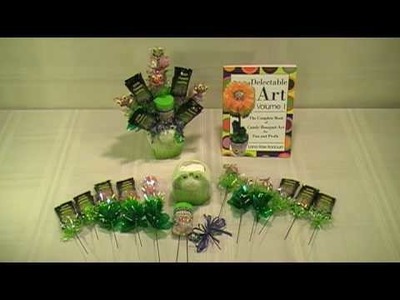 Happy Frog Candy Bouquet - How To Make Candy Bouquets - Delectable Art