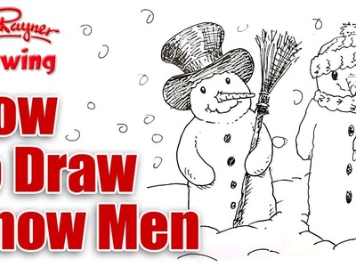 How to draw a Snowman