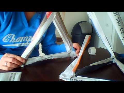 How to make a paper tower