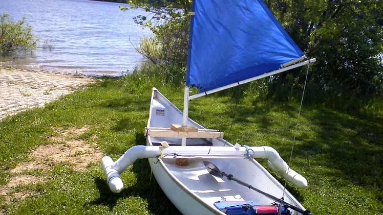 How to make a simple sail for a canoe,kayak,Dingy for about 20 dollars